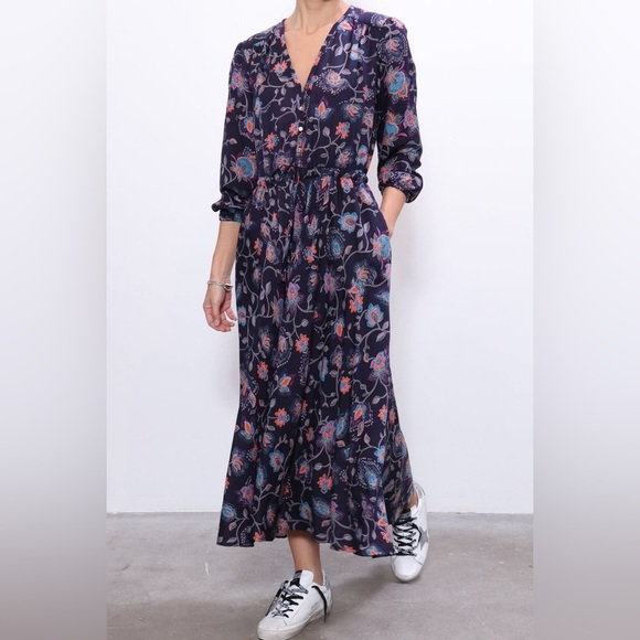 XiRENA Dresses Xirena Phoebe Dress Dark Ink Poshmark